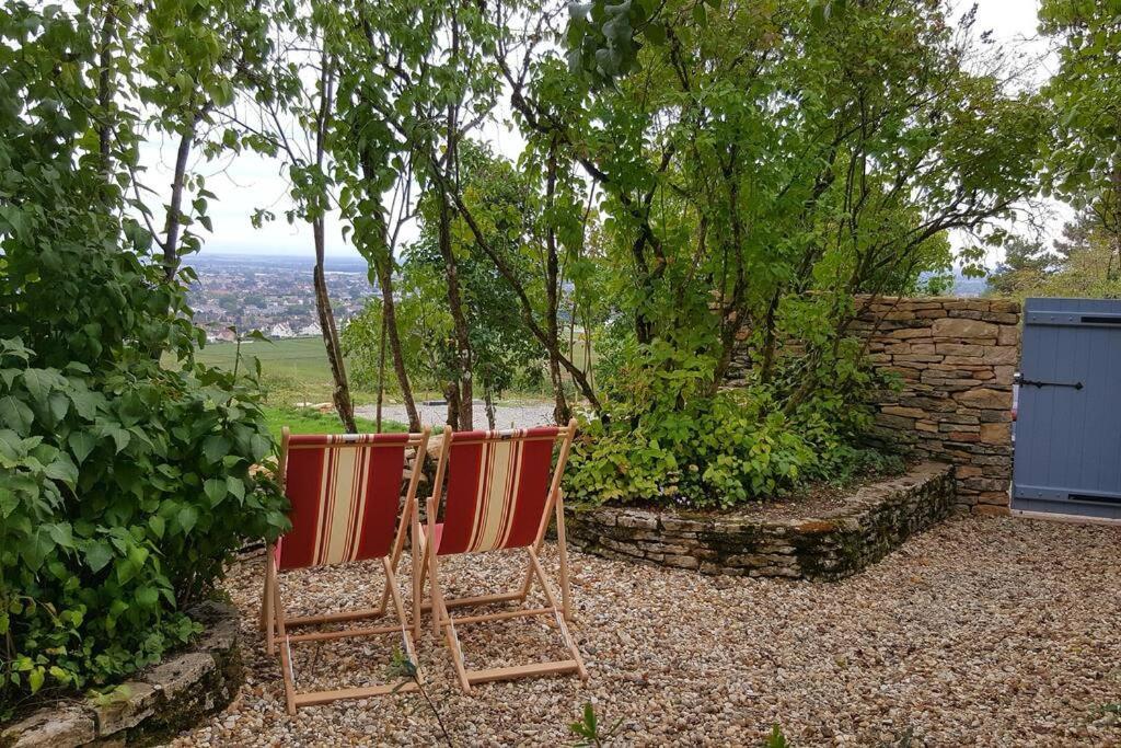 La Maison De L'Ecu : Charme Et Vue Incroyable Beaune  Bagian luar foto